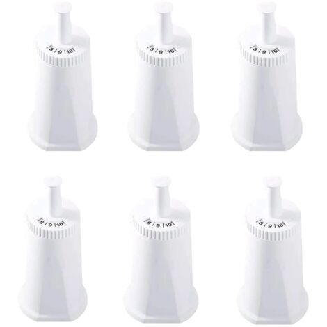 Lot de 6 filtres à eau de rechange pour machine à café expresso suisse Sage Oracle Touch Barista Claro BES008 BES920 BES878 BES880 BES980 BES990 (1/5)