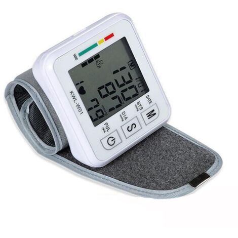 Tensiomètre de poignet, tensiomètre de poignet réglable, mesure entièrement automatique, facile à utiliser - Pour 2 utilisateurs