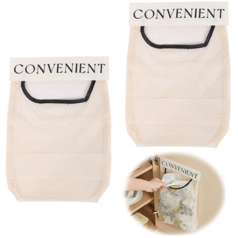 x Organisateurs de rangement adhésifs pour placards de cuisine et de salle de bain