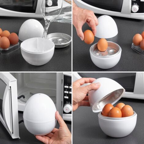 Cuiseur à Oeufs Pour Micro-ondes Avec Livre De Recettes Boilegg Innovagoods 82900411 Cuiseur à Oeufs Pour Micro-ondes Avec Livre De Recettes Boilegg Innovagoods 82900411