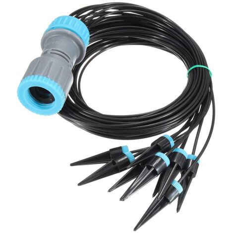 Kits De Goutteurs D'Émetteur De Flèche Incurvée À 10 Voies Système D'Arrosage D'Irrigation Goutte À Goutte Système D'Économie D'Eau De Jardin Compte-Gouttes