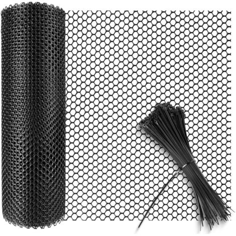 Clôture en Plastique de 10 m pour Chats, Chiens, Elevage de Volaille, Jardin, Balcon, Grillage Plastique pour Décoration de La Maison et Le Jardinage