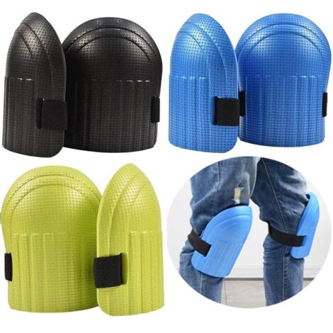 3 Paire Genouillère de Jardin, Genouillère Mousse Eva Genouillère Jardinage avec Sangles Réglables pour le Plancher de Jardinage de Construction Travailler pour Jardinier rotecteurs de Genoux