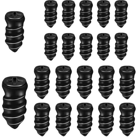 20pcs Clous Pneus Voiture, Vis de Réparation Pneus Libre-Service Clou en Caoutchouc de Réparation de Pneu Outils de Réparation Rapide de Pneus pour Auto Moto Camion Tracteur (10 S + 10 L)