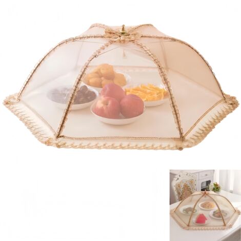 Grande couverture alimentaire pliable en maille de qualité supérieure pour l'extérieur, la cuisine, le jardin, les fêtes, le barbecue (1/5)