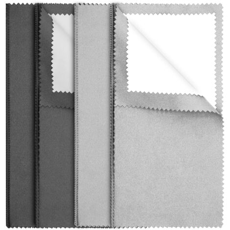 4 Chiffons de Polissage pour Bijoux en Argent, Double Face, Sterling, Or et Platine
