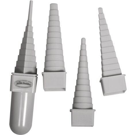Mandrin à 4 Formes Géométriques pour Fil Aluminium Iéal pour Réaliser Les Eléments Eécoratifs et Bijoux, Meilleur Accessoire pour Vos Activités de Loisirs Créatifs, Ambre, Taille unique