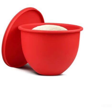 Ensemble de revêtement en silicone pour bol mélangeur, 1 inserts de qualité alimentaire avec bec verseur, couvercles, passe au lave-vaisselle et au micro-ondes, résistant à la chaleur de