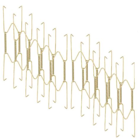 10 Pièces Cintre Assiette Mural pour la Décoration de la Maison et Le Rangemen avec 10 Crochets Muraux (1/5)