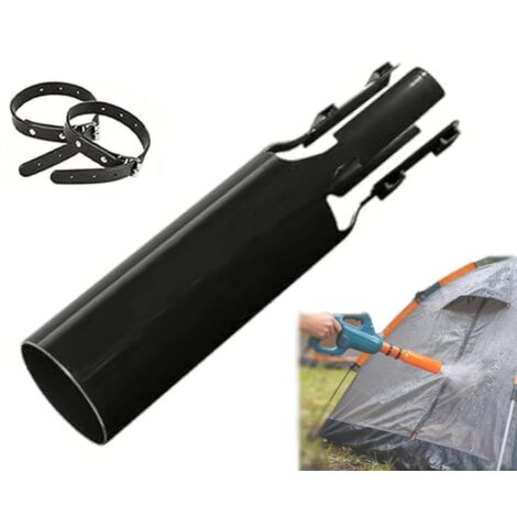 Booster d'air pour Souffleur de Feuilles, Souffleur À Feuilles – Accessoire Rehausseur de Flux d'air, Double Remplacement de La Conditions Météo Neige Arrière (Noir) (1/5)
