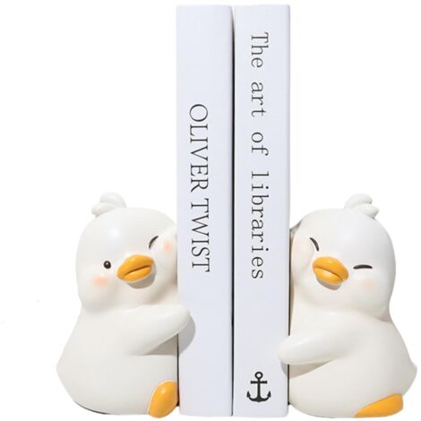 Serre-livres mignons en forme de canard - Extrémités décoratives et uniques pour votre maison et votre bureau (1/5)