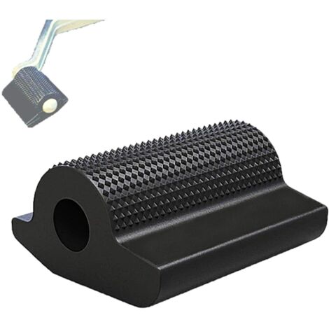 Manchon Caoutchouc Pedale Protege Chaussure Moto, Embout de Protection de Selecteur de Vitesse Moto Antidérapant Noir de Largeur 39mm et diametre Interne 8mm
