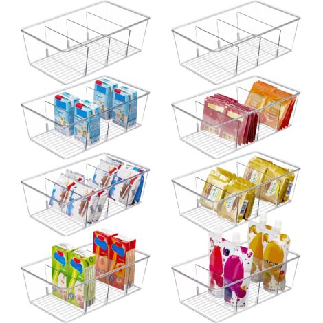 Set Kühlschrank Organizer mit 4 Fächern (8)