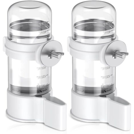 2 Pièces Distributeur Automatique d'eau pour Oiseaux, 140ml Oiseaux Buveur Automatique, Abreuvoir Auto matique pour Oiseaux pour perruches, Cockatiels, Hamster (1/5)