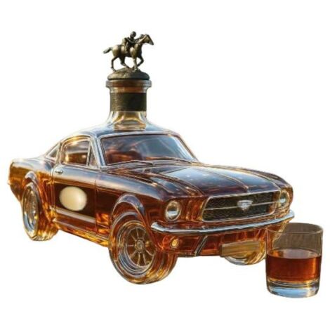 Carafe à whisky en forme de voiture en verre borosilicate