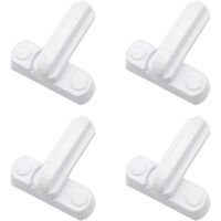 Lot de 4 Serrures Loquets Bloque Poignee Scurit Domestique Supplmentaire Remplacement Pour Maison Portes Placards Fentres