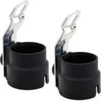 Lot de 2 accessoires de remorque, accessoires de remorque de voiture, accessoires pour remorque, porte-fiche, support de prise de remorque 7 et 13 broches, porte-fiche de remorque 2182600004