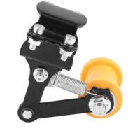Motorcycle Chain Tensioner Adjustable Universal Chain Adjuster Adjuster Tool Modified Roller Chain Adjuster for Most Motorcycles (Black)