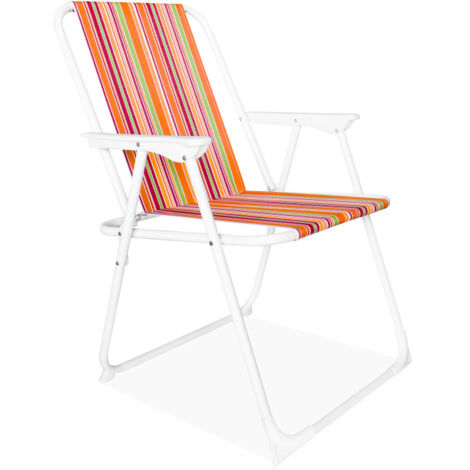 Fauteuil de jardin pliante PO2600ST – Métal 120kg – Confort accoudoirs – Dimensions 48x45x75cm – Résistant intempéries – Linder Exclusiv
