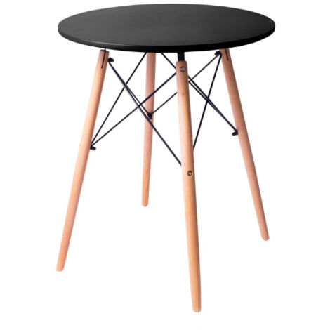 Table à manger Aga 60 cm Noir (1/5)
