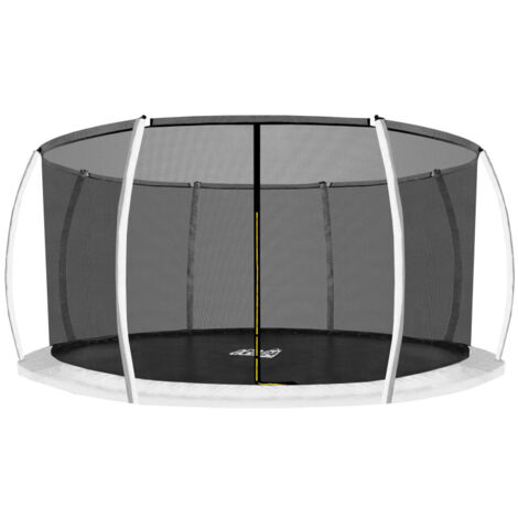 Aga Filet de protection intérieur 366 cm pour 8 poteaux Noir (cercle)