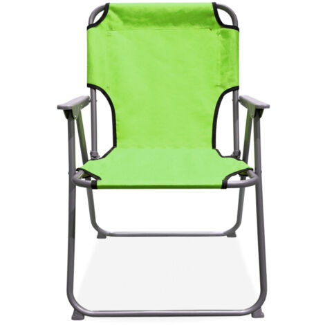 Chaise Pliante Vintage Northpole Ltd. Verte, Aluminium, Avec Sac De Transport, Capacité 225 Lb