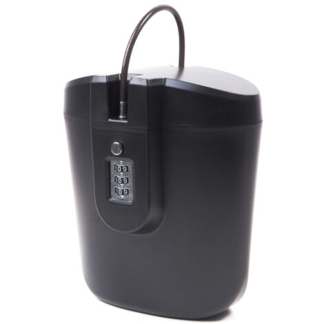 Aga Boîte de sécurité portable Noire (1/5)