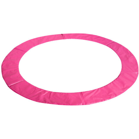 Aga Couvre-ressorts ovale pour les trampolines 250 cm Rose, coussin de protection