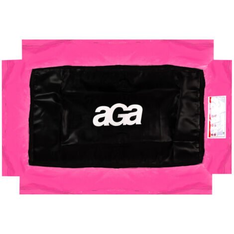 Aga Couvre-ressorts rectangulaire pour les trampolines 122x183 cm Rose, coussin de protection (1/4)