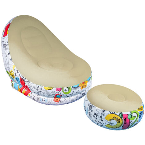 Aga Fauteuil gonflable avec repose-pieds DS2505