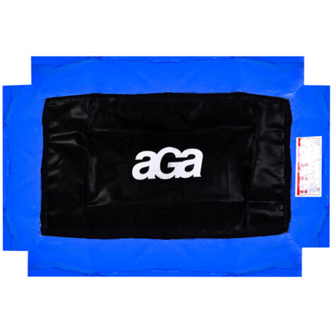 Aga Couvre-ressorts rectangulaire pour les trampolines 122x183 cm Bleu, coussin de protection (1/4)