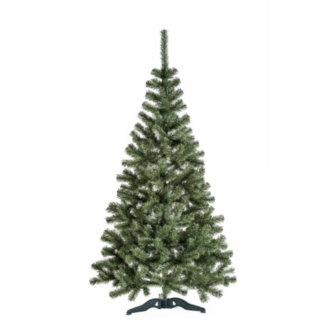 Aga24 – Sapin de Noël artificiel 180 cm – Dense et vert – Largeur 105 cm – Support en plastique à quatre bras – Facile à assembler (1/5)