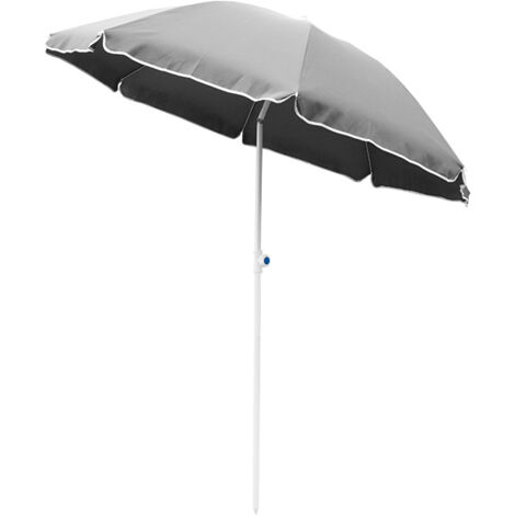 Linder Exclusiv Parasol de jardin 200 cm Gris (1/5)