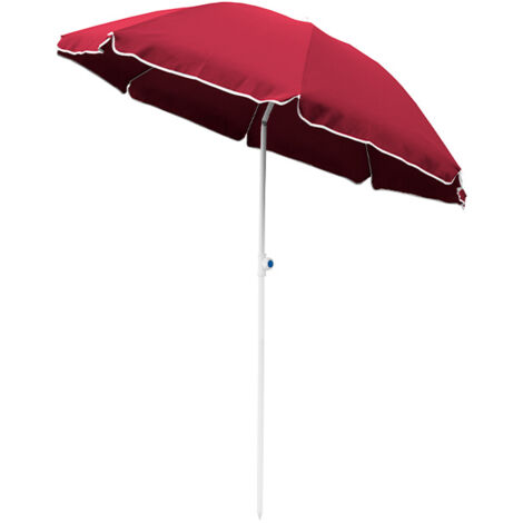Linder Exclusiv Parasol de jardin 200 cm Rouge foncé (1/6)