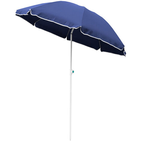 Parasol de jardin inclinable rond 200 cm – Toile polyester 140g/m² – Protection UV35+ – Structure aluminium – Poids 4 kg – Linder Exclusiv (1/5)