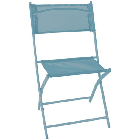Linder Exclusiv Chaise de jardin pliante Bleue (1/3)