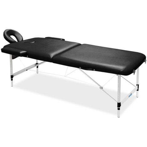 Aga Table de massage en aluminium MR7150 Noir (1/5)