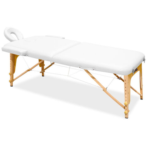 Aga Table de massage en bois MR5150 Blanc (1/5)