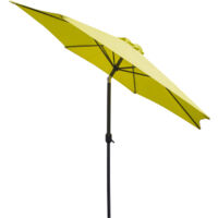 Linder Exclusiv Parasol inclinable 300 cm Jaune-vert