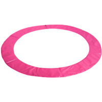 Aga Couvre-ressorts ovale pour les trampolines 250 cm Rose, coussin de protection