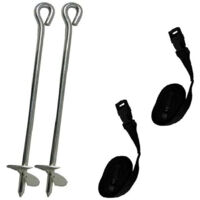 Aga Kit d'ancrage pour trampoline 2 pièces