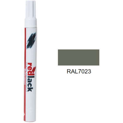 Retuschierstift 8 ml – RAL 7023 - Glanz - Betongrau - für verschiedene Oberflächen - Redlack