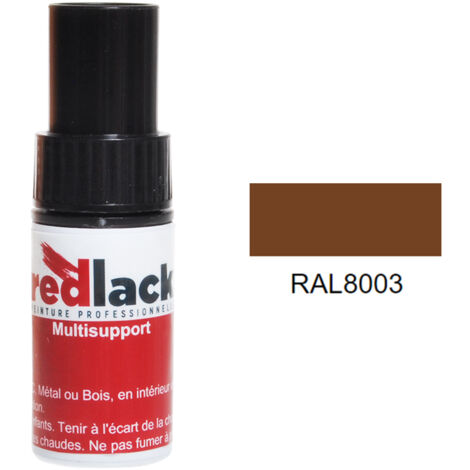 TRISTARcolor Spraydose RAL 8003 Lehmbraun - 400 Ml, Seidenmatt, Schnelltrocknend, Made In Germany, Für Hobby & Profi