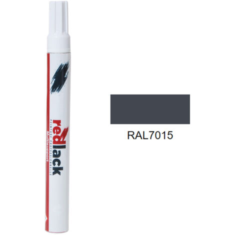 Feltro Vernice per ritocchi 8 ml – RAL 7015 – Grigio ardesia – lucida – multisupporto – Redlack