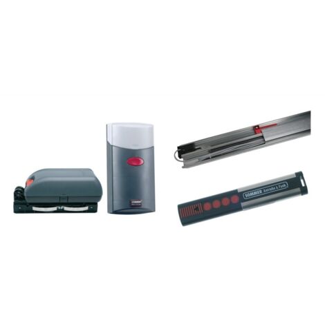 Kit di motorizzazione completo SOMMER DUO 650 per porta da garage con guida e 2 trasmettitori 4 tasti 4020V000