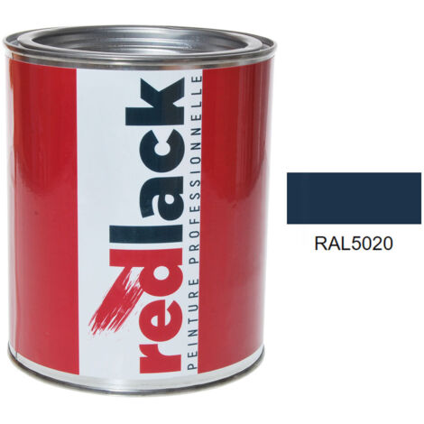 Barattolo da 1L di vernice - RAL 5020 - Blu oceano - satinato