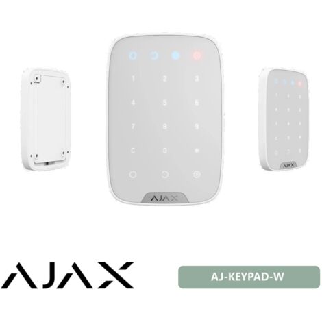 Ajax Keypad Tastiera Touch Wifi senza fili Bianco AJKP