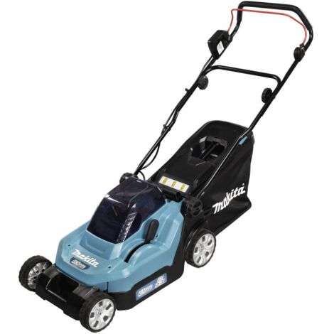 Makita DLM382Z Tagliaerba a Batteria da 18V, 38 cm di Larghezza, Potente, con Funzioni di Taglio, Raccolta e Mulching (Batteria e Caricabatterie Non Inclusi)