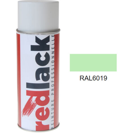 Pintura spray 400 ml – RAL 6019 Mate – Verde blanco – ideal para múltiples superficies – Redlack (1/2)