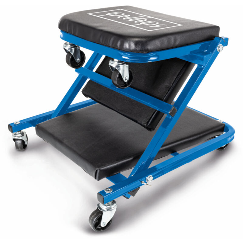 Chariot De Garagiste Professionnel AUTOBEST - 4 Roulettes Pivotantes Avec Appui-Tête Métal